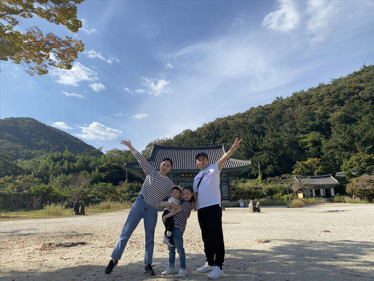 보림사 방문 후 한컷