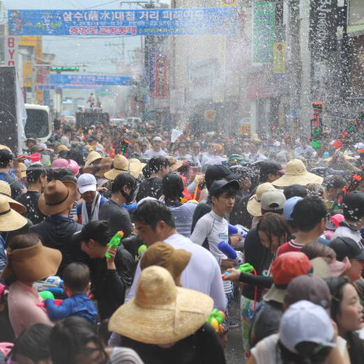 2018 정남진장흥 물축제 살수대첩 퍼레이드