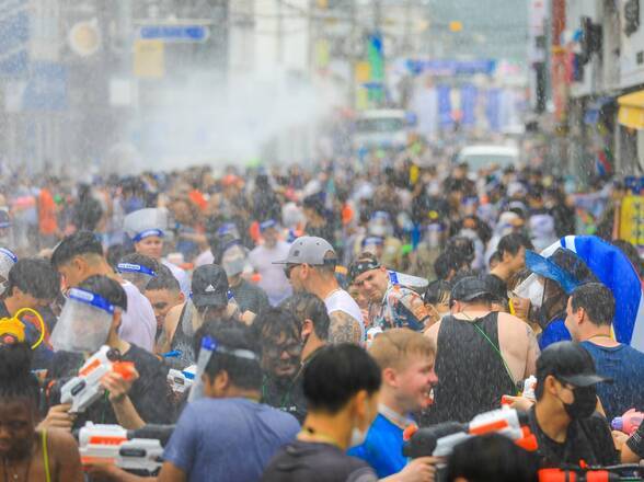 제15회 정남진 물축제 살수대첩 사진입니다.