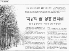 [광남일보] &#39;치유의 숲&#39;장흥 편백림