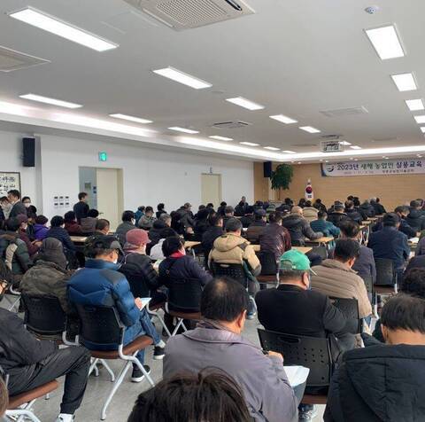 장흥군 「새해농업인 실용교육」성황