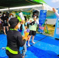 제15회 정남진 물축제  K water 이벤트 사진입니다.